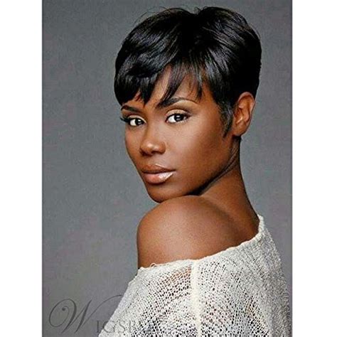 Hesperis Cheap Short Brazilian Human Hair 13x6 Lace Front Wig Pixie Cut