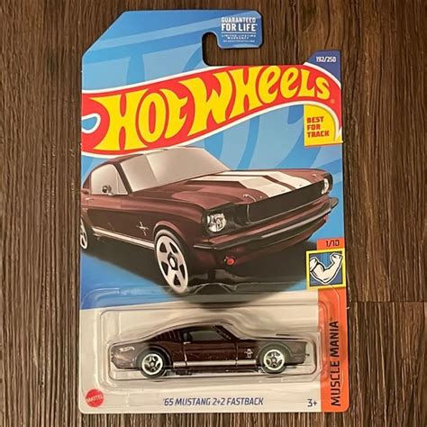 Mattel Toys 65 Mustang 22 Fastback Muscle Mania Hot Wheels 222 Poshmark