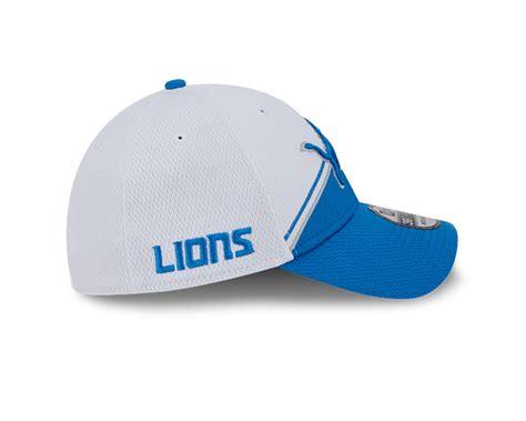 Detroit Lions New Era 2023 Sideline 39thirty Flex Hat Whiteblue Sports Closet