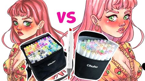 Ohuhu 48 Pastel Markers Vs Ohuhu 120 Marker Set Youtube