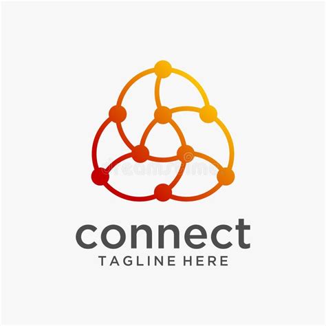 Tech Connect Logo Design Stock Vector Illustration Of Data 236928377