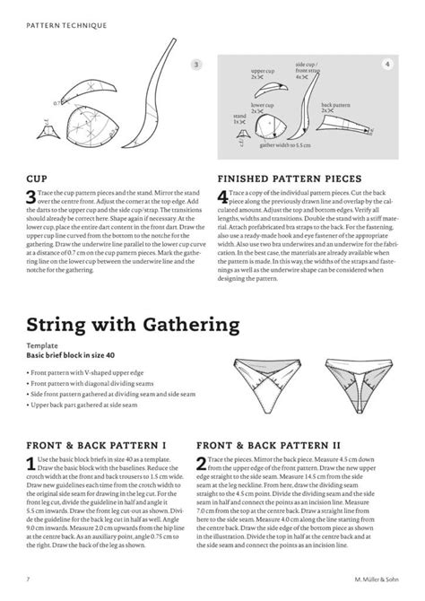 Pattern Making For Women Lingerie Nightwear M Mueller Sohn