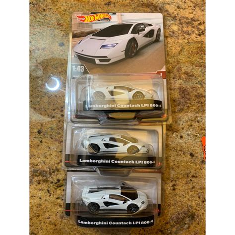 Hot wheels 1 43 Lamborghini Countach LPi800 4 風火輪 藍寶堅尼 蝦皮購物