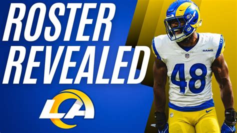 Rams Announce Initial 53 Man Roster For 2024 Youtube