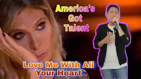 Love Me With All Your Heart Another Filipino In America S Got Talent