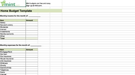 Personal Accounts Spreadsheet Template within 15 Easytouse Budget Templates Gobankingrates — db ...