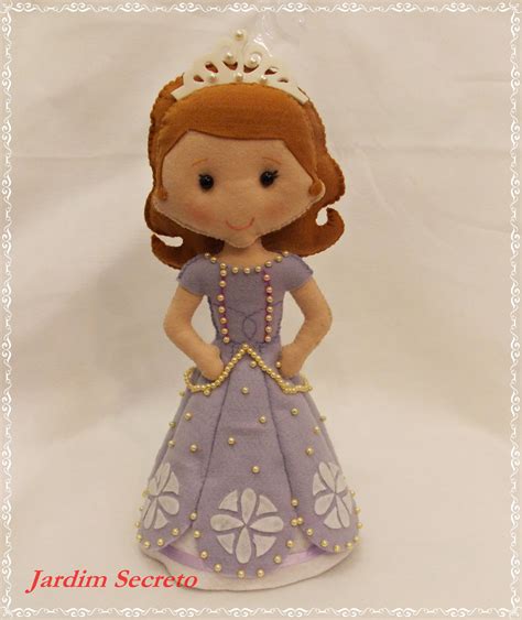 Princesa Sofia princess Sofia the First feltro felt Muñeca de