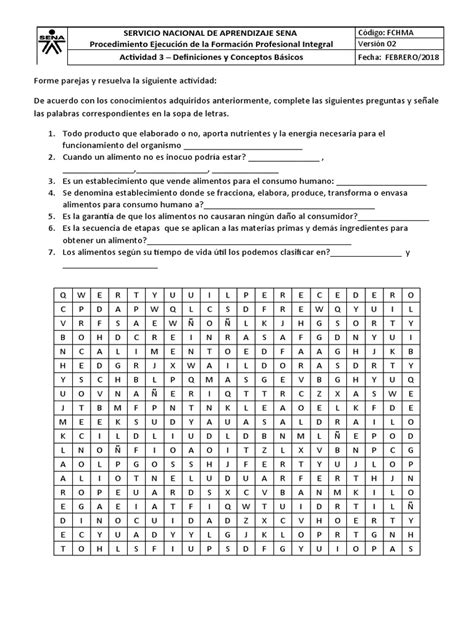 Actividad 3 Sopa De Letras Ficha 2068218 Viernes Descargar Gratis Pdf Consumo Economía