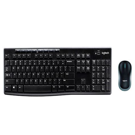 Logitech Mk270 Wireless Keyboard And Mouse Black Techinn