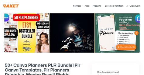 50 Canva Planners PLR Bundle Plr Canva Templates Plr Planners