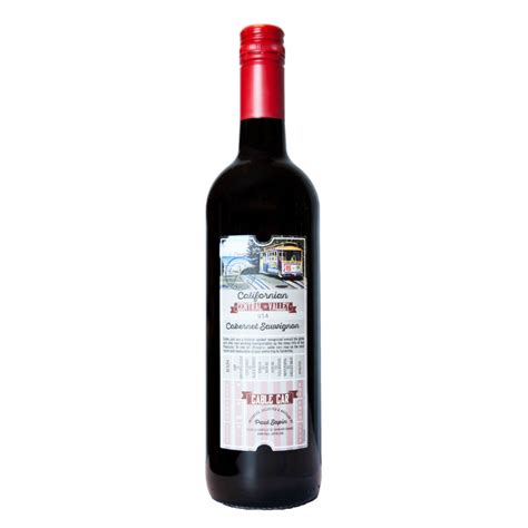 Вино Cable Car Cabernet Sauvignon, красное сухое, 0,75 л, Калифорния ...