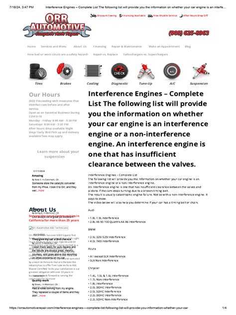 Interference Engines | Download Free PDF | Land Vehicles | Car