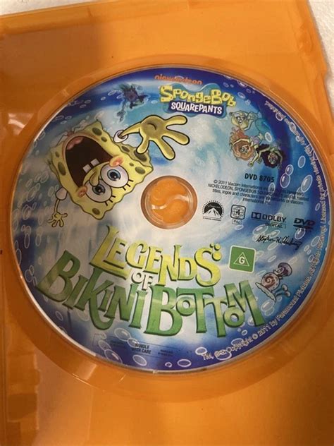 SPONGEBOB SQUAREPANTS LEGEND Of Bikini Bottom Dvd Movie 3 14 PicClick UK