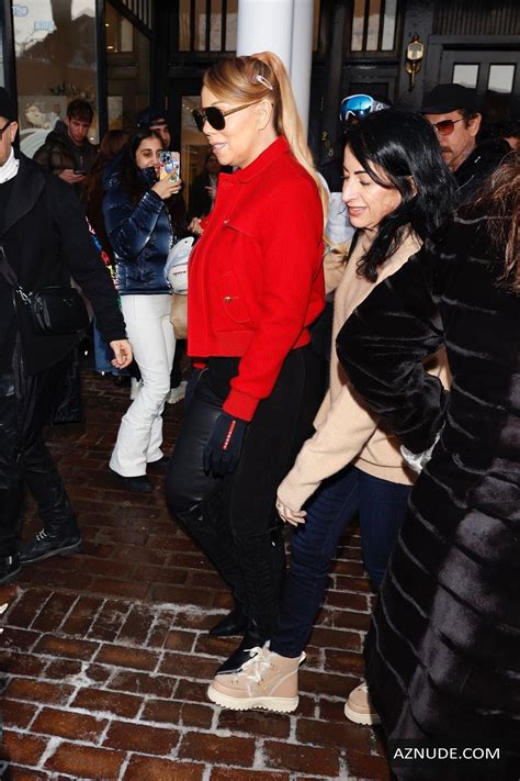 Mariah Carey Sexy Spotted Showing Off Her Hot Curves While Shopping In Aspen AZNude