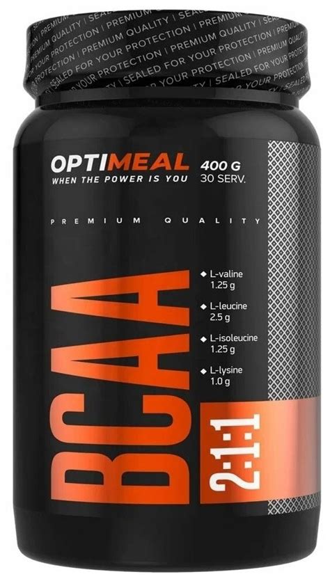 Купить комплекс БЦАА OptiMeal BCAA 400гр в Москве