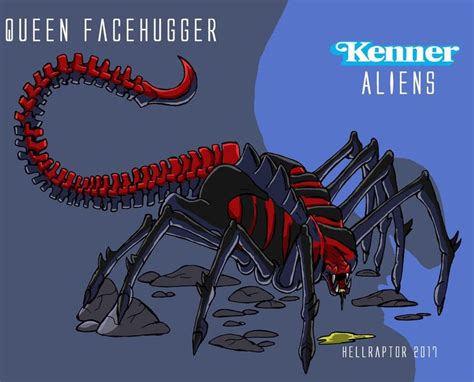 Aliens Kenner Queen Facehugger By Hellraptor On Deviantart Alien Vs