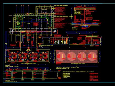 Fuel Station In Autocad Cad Download 141 Mb Bibliocad