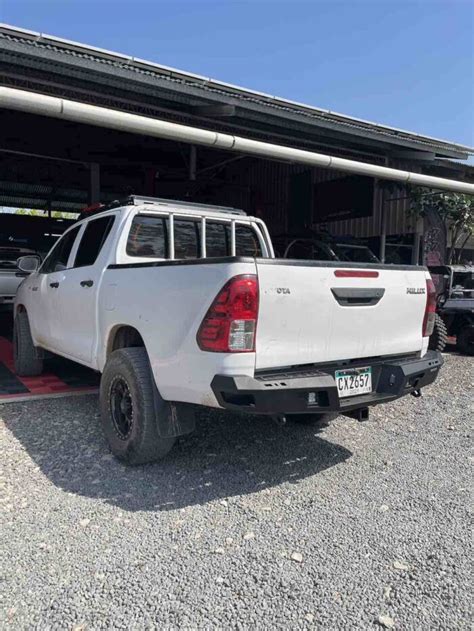 Defensa Trasera Sencilla Hilux Doble Cabina Rudo X