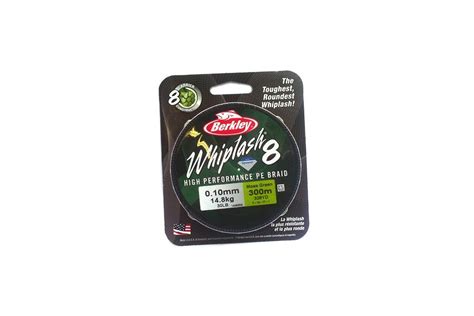 Berkley Whiplash 8 Green 300m - Johnson Ross Tackle