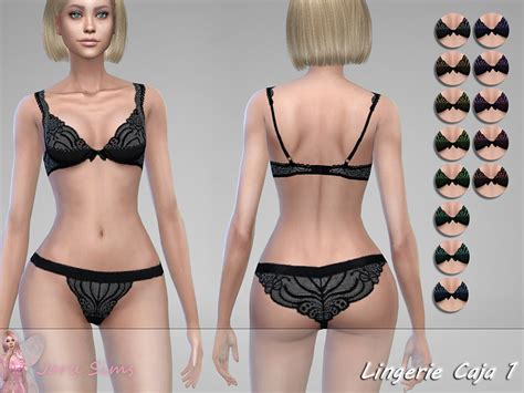 Jarusims Lingerie Caja Base Game Mesh Emily Cc Finds
