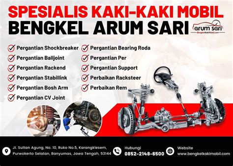 Spesialis Bengkel Kaki Mobil Gambir