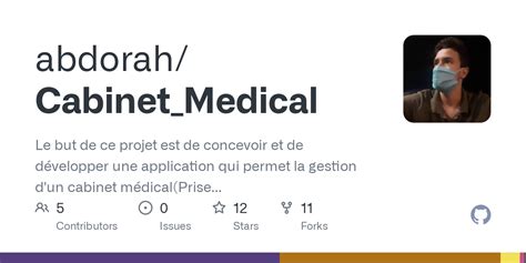 Github Abdorah Cabinet Medical Le But De Ce Projet Est De Concevoir