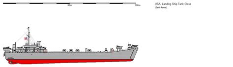 Usn Landing Ship Tank Wwii By Darthpandanl On Deviantart