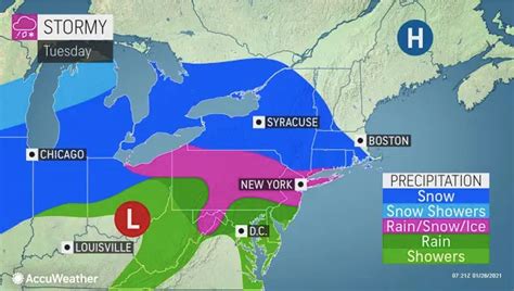 N J Weather Snow Sleet Freezing Rain Expected Today Latest On