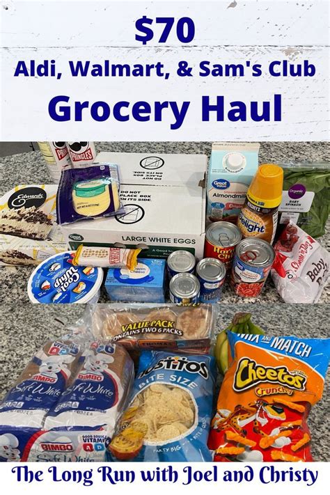 An Ad For Grocery Haul With The Words 70 And Its Full Of Groceries