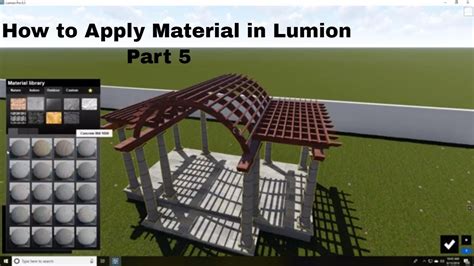 Applying Material In Lumion How To Apply Material In Lumion Part 5