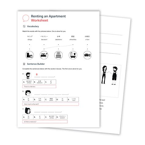 [Worksheet] Renting an Apartment in Romanian