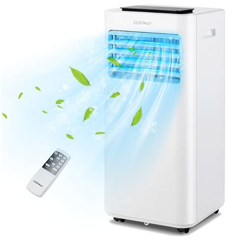 Costway 8000 Btu Portable Air Conditioner 3 In 1 Ac Unit With Cool Fan Dehum Sleep Mode