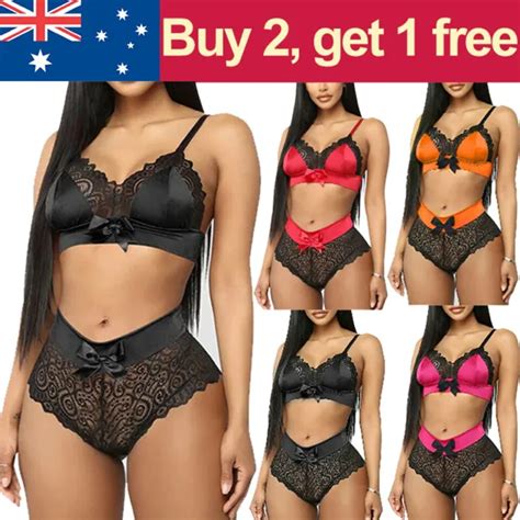 Femmes Dentelle Sexy Lingerie Bikini String Soutien Gorge String Sous