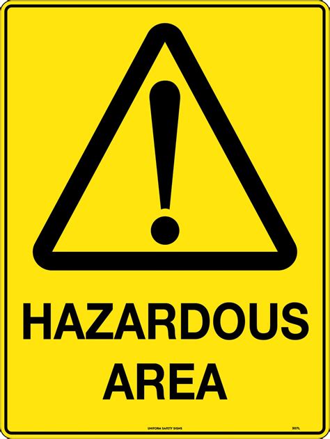 Hazardous Area Caution Signs Uss