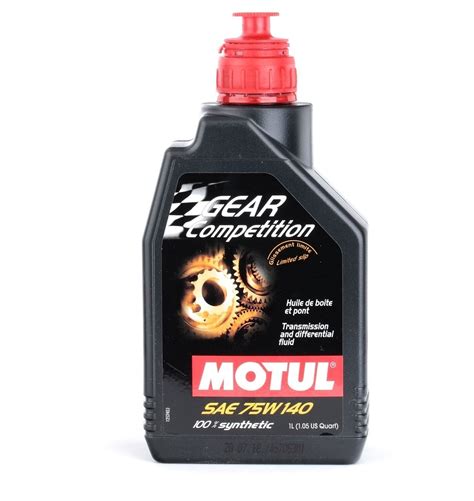 Transmission Fluid MOTUL GEAR COMPETITION 75W 140 Full Synthetic Oil