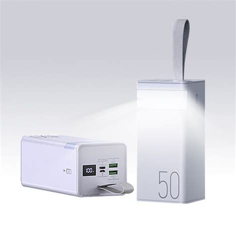 Повербанк-лампа Remax Power Bank 3 50000 mah 22,5W Внешний аккумулятор ...