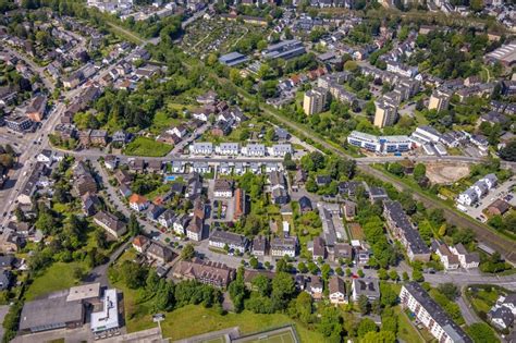 Luftbild M Lheim An Der Ruhr Wohngebiet Einer Reihenhaus Siedlung An