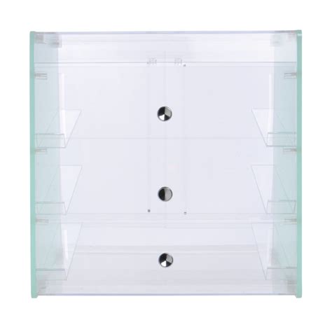 Expressly Hubert® Silver Satin™Acrylic Countertop Food Display Case ...