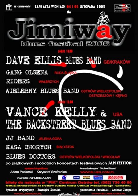 Posters Jimiway Blues Festival