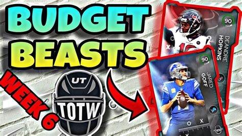 Madden Budget Beasts Totw Best Budget Beasts Totw Best Cb Wr Fb