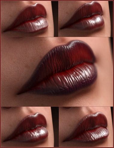 Nude Metallics Lipstick Builder Merchant Resource For Genesis 9 Daz 3D