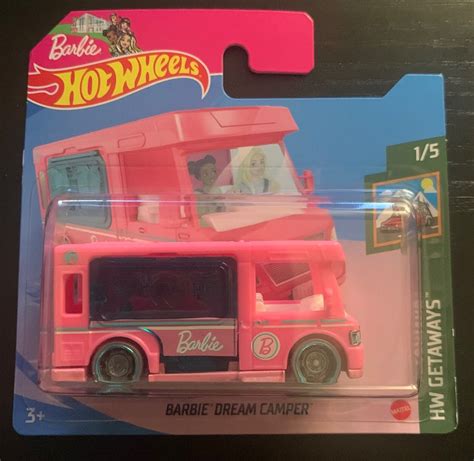 Hot Wheels Barbie Dream Camper Hw Getaways Hard To Find Etsy