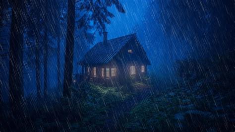 Dormir Em Minutos Chuva Relaxante No Telhado Som De Chuva Forte