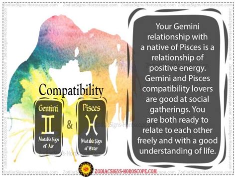 Compatibilidad De Géminis Y Piscis Amor Vida Confianza E Intimidad