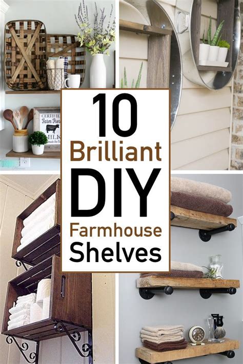 Farmhouse Style Shelves Diy Homemadeal