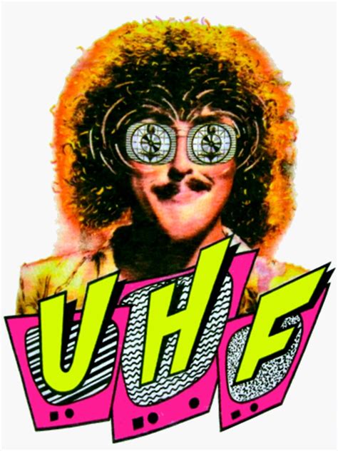 "UHF Weird Al 1989 _Uhf Movie " Sticker for Sale by mesmary | Redbubble