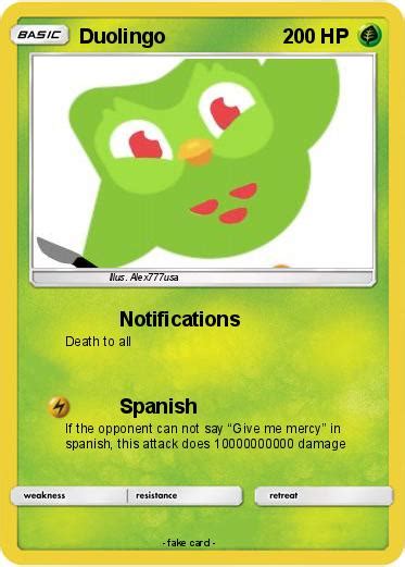 Pokémon Duolingo 81 81 Notifications My Pokemon Card