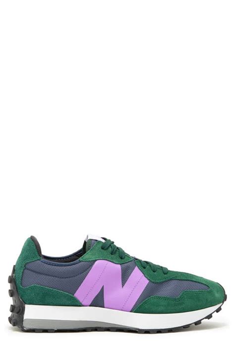 New Balance 327 Trainer In Night Watch Green Modesens