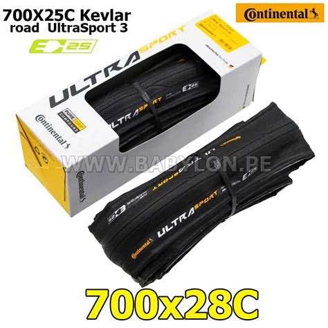 LLANTA CONTINENTAL ULTRASPORT 3 BLACK KEVLAR | 700X28C BLACK » Babylon ...