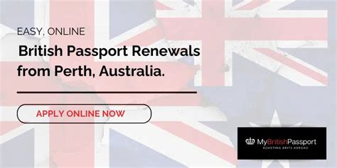 British Passport Renewals from Perth, Australia - My British Passport